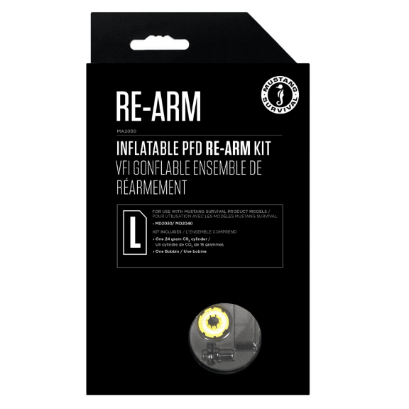 Mustang Survival RE-ARM Kit L - Convertible Auto/Manual 24G - Threaded Cylinder - MA2030,EQUIPMENTFLOTATIONACCESSORYS,MUSTANG,Gear Up For Outdoors,