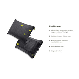 Nemo Fillo Backpacking Pillow,EQUIPMENTSLEEPINGPILLOWS,NEMO EQUIPMENT INC.,Gear Up For Outdoors,