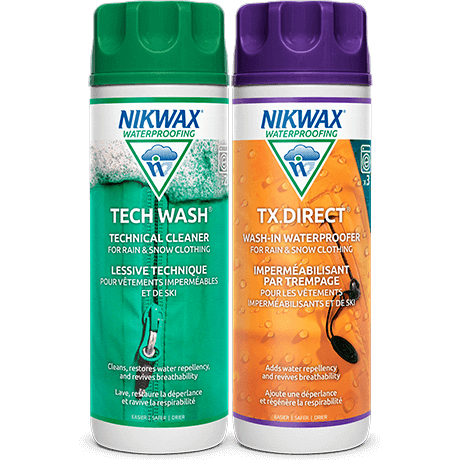 Nikwax Hardshell Duo-Pack Wash-In,EQUIPMENTMAINTAINGEAR RPAIR,NIKWAX,Gear Up For Outdoors,