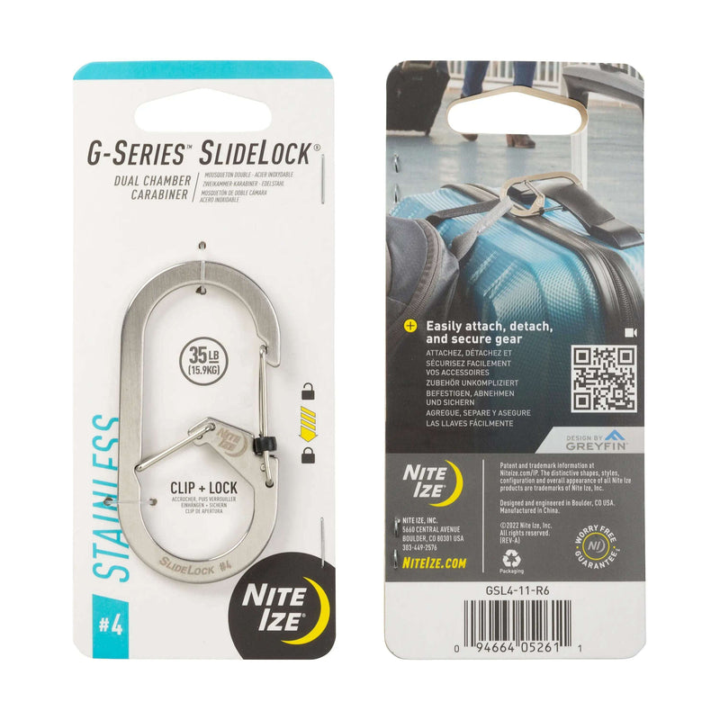 NIte Ize G-Series Slidelock Dual #4,EQUIPMENTMAINTAINFASTNERS,NITEIZE,Gear Up For Outdoors,