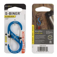 Nite Ize S-Biner Slidelock #3 Aluminum,EQUIPMENTMAINTAINFASTNERS,NITEIZE,Gear Up For Outdoors,