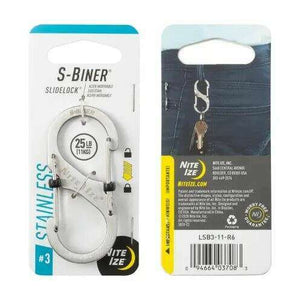 Nite Ize S-Biner Slidelock Stainless Steel,EQUIPMENTMAINTAINFASTNERS,NITEIZE,Gear Up For Outdoors,