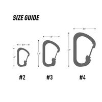Nite Ize Slidelock Carabiner Alluminum Combo 3 Pack,EQUIPMENTMAINTAINFASTNERS,NITEIZE,Gear Up For Outdoors,