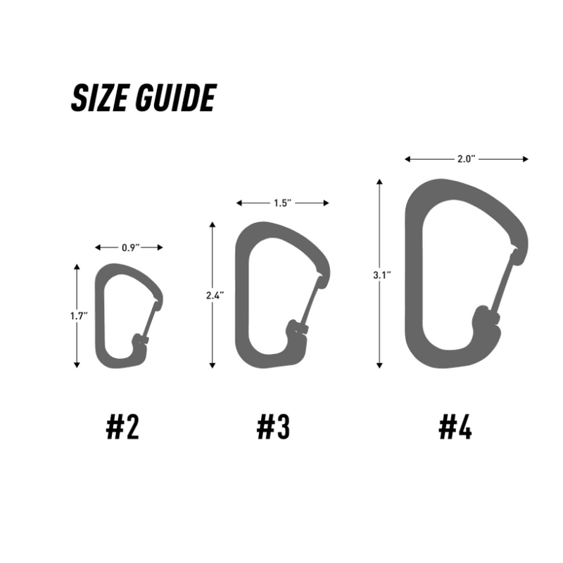 Nite Ize Slidelock Carabiner Alluminum Combo 3 Pack,EQUIPMENTMAINTAINFASTNERS,NITEIZE,Gear Up For Outdoors,