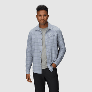 Outdoor Research Mens Astroman LS Sun Shirt,MENSSHIRTLS BUT PTN,OUTDOOR RESEARCH,Gear Up For Outdoors,