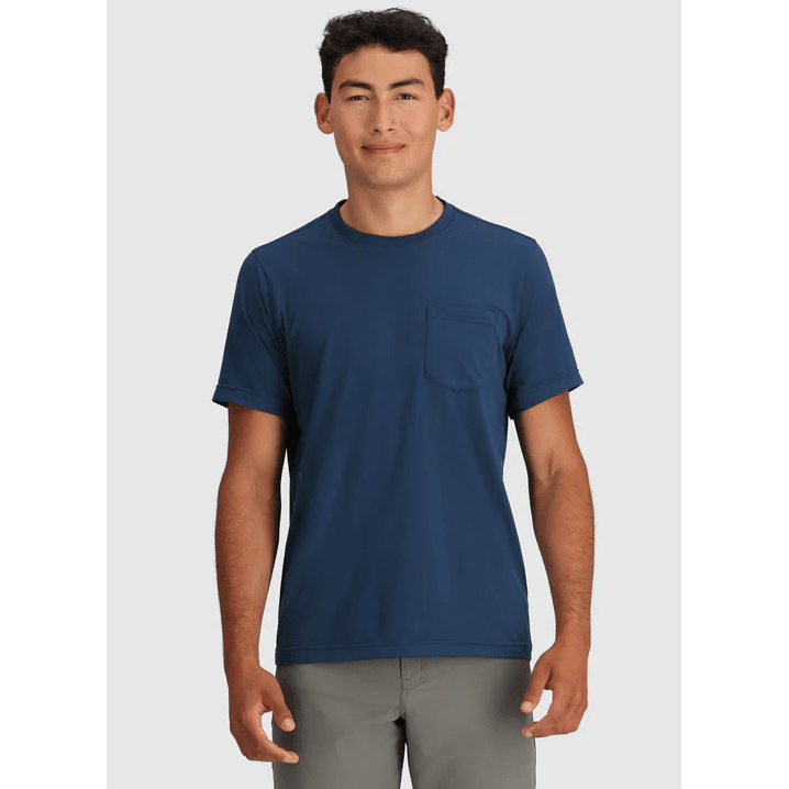 Outdoor Research Mens Essential Pocket T-Shirt,MENSSHIRTSSS TEE SLD,OUTDOOR RESEARCH,Gear Up For Outdoors,