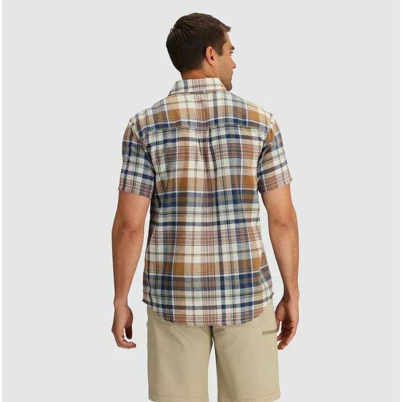 Outdoor Research Mens Weisse Plaid SS Shirt,MENSSHIRTSSS BUT PTN,OUTDOOR RESEARCH,Gear Up For Outdoors,