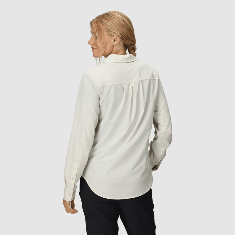 Outdoor Research Womens Astroman LS Sun Shirt,WOMENSSHIRTSLS BUT PLD,OUTDOOR RESEARCH,Gear Up For Outdoors,