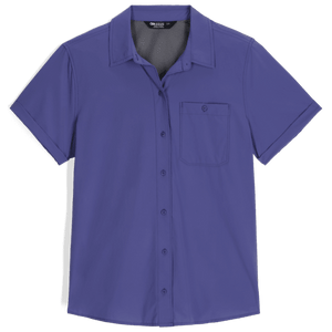 Outdoor Research Womens Astroman SS Sun Shirt,WOMENSSHIRTSLS BUT PLD,OUTDOOR RESEARCH,Gear Up For Outdoors,