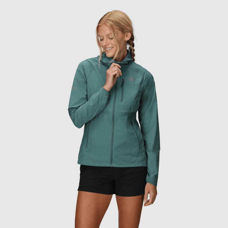 Outdoor Research Womens Shadow Wind Hoodie Jacket,WOMENSSOFTSHELLWNDBREAKER,OUTDOOR RESEARCH,Gear Up For Outdoors,