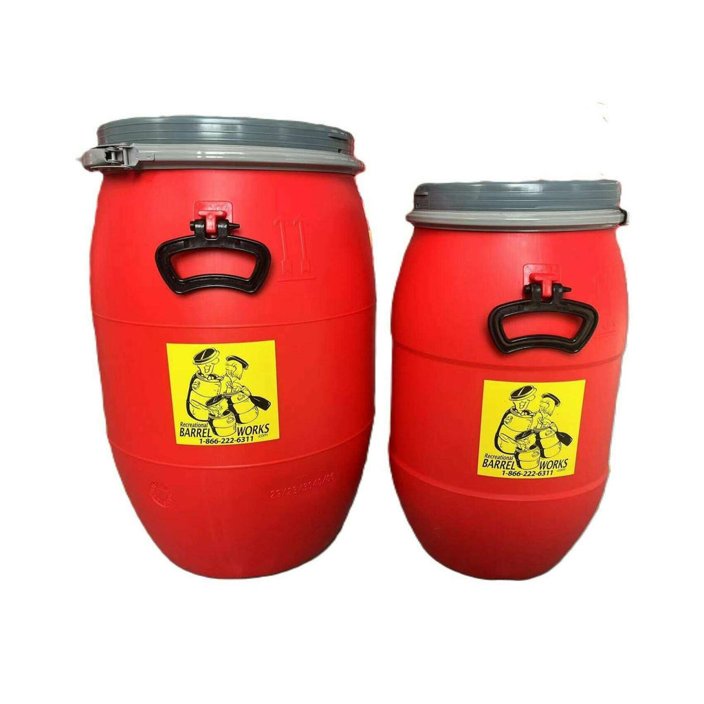Recreational Barrel Works Canoe Barrels - New Red (2 Sizes),EQUIPMENTPACKSCANOE PCK,RECREATIONAL BARREL WORKS,Gear Up For Outdoors,