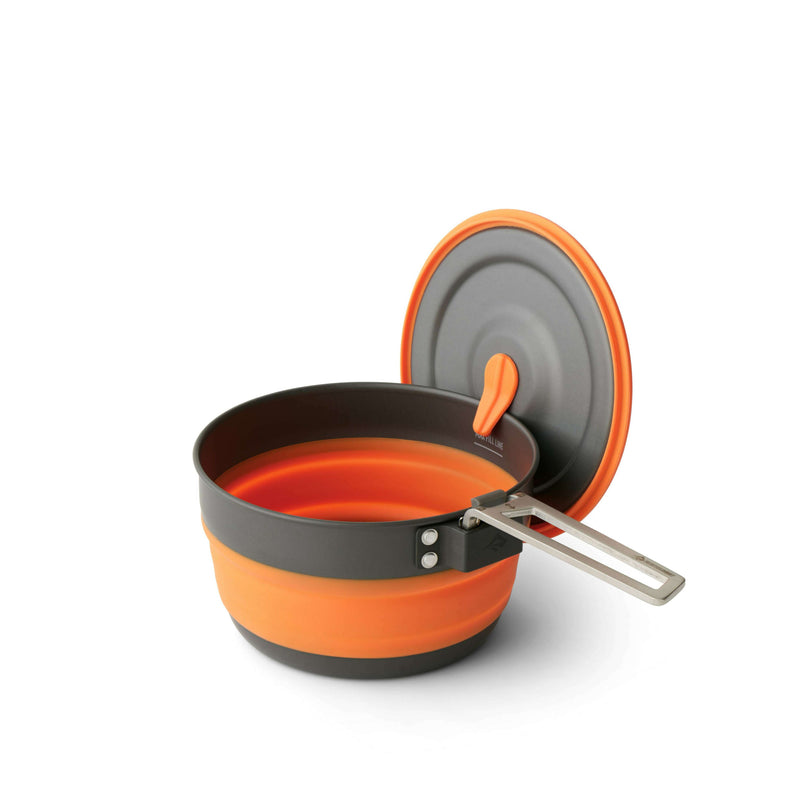Sea To Summit Frontier UL Collapsible 1L Pot,EQUIPMENTCOOKINGPOTS PANS,SEA TO SUMMIT,Gear Up For Outdoors,