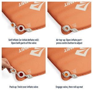 Sea To Summit Pursuit Plus Self Inflating Sleeping Mat,EQUIPMENTSLEEPINGMATTS AIR,SEA TO SUMMIT,Gear Up For Outdoors,