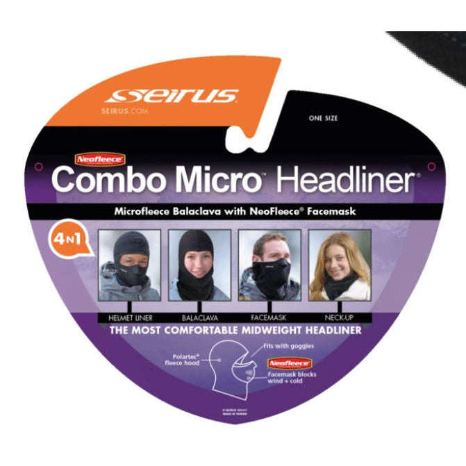 Seirus Combo Micro Headliner Unisex,UNISEXHEADWEARBALACLAVAS,SEIRUS,Gear Up For Outdoors,