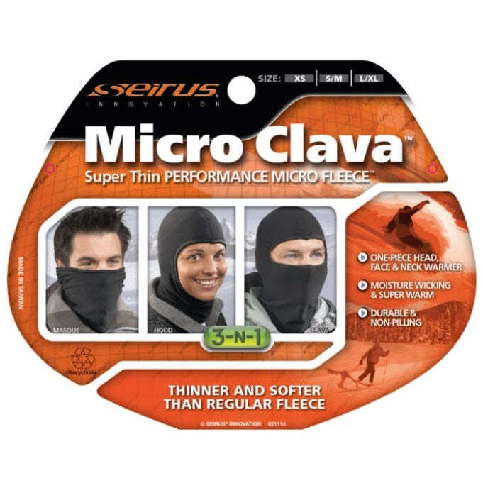 Seirus Micro Clava Balaclava Unisex,UNISEXHEADWEARBALACLAVAS,SEIRUS,Gear Up For Outdoors,