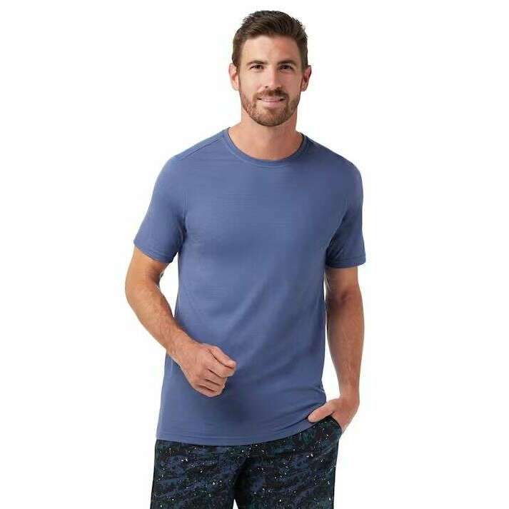 Smartwool Mens Active Short Sleeve Shirt,MENSSHIRTSSS TEE SLD,SMARTWOOL,Gear Up For Outdoors,