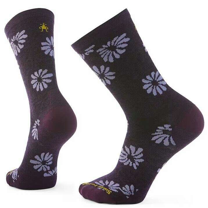 Smartwool Womens Everyday Floral Crew Sock,WOMENSSOCKSULTRALIGHT,SMARTWOOL,Gear Up For Outdoors,