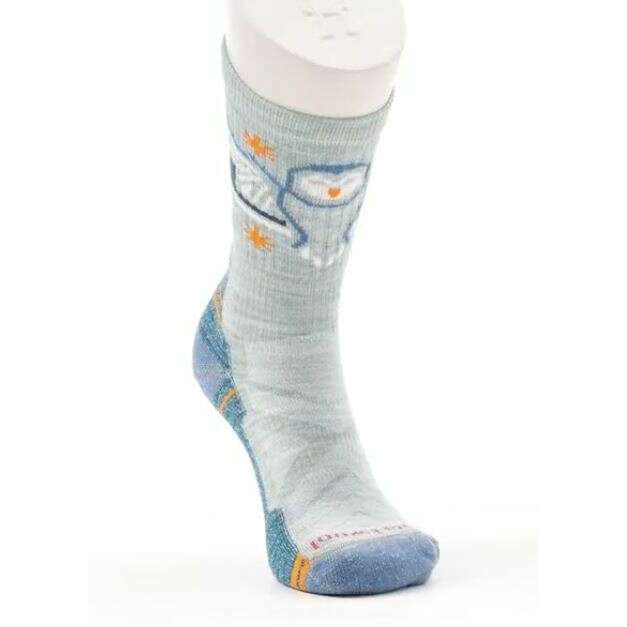Smartwool Womens Hke Light Hoo Who Crew Sock,WOMENSSOCKSLIGHT,SMARTWOOL,Gear Up For Outdoors,