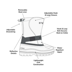 Stonz Kids Trek Winter Boot,KIDSFOOTWEARINSLD BOOT,STONZ,Gear Up For Outdoors,