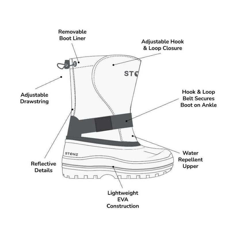Stonz Kids Trek Winter Boot,KIDSFOOTWEARINSLD BOOT,STONZ,Gear Up For Outdoors,