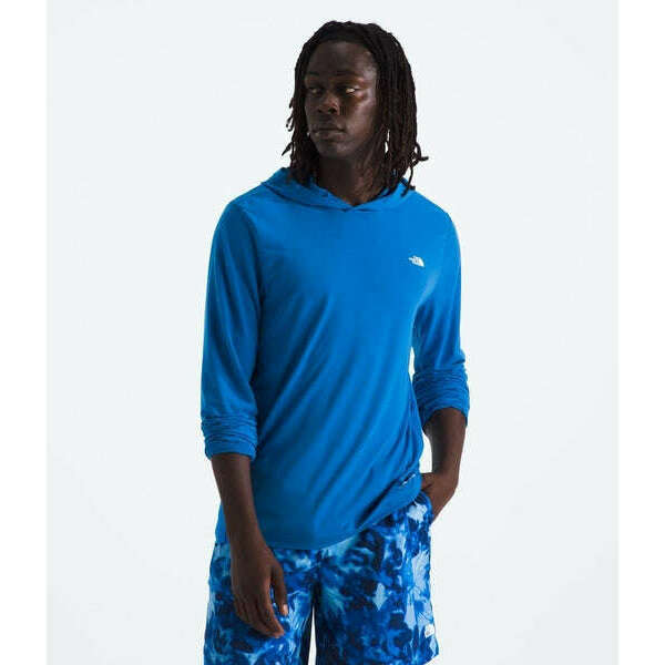 The North Face Mens Adventure Sun Hoodie,MENSSHIRTSLS TEE SLD,THE NORTH FACE,Gear Up For Outdoors,