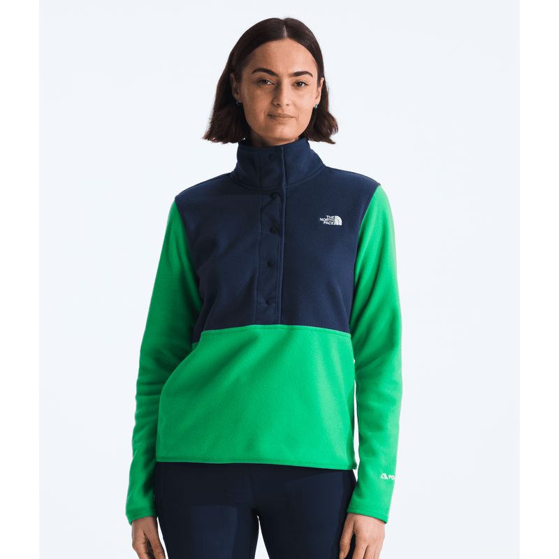 The North Face Womens Alpine Polartec 100 1/2 Snap Fleece,WOMENSMIDLAYERSPULLOVERS,THE NORTH FACE,Gear Up For Outdoors,