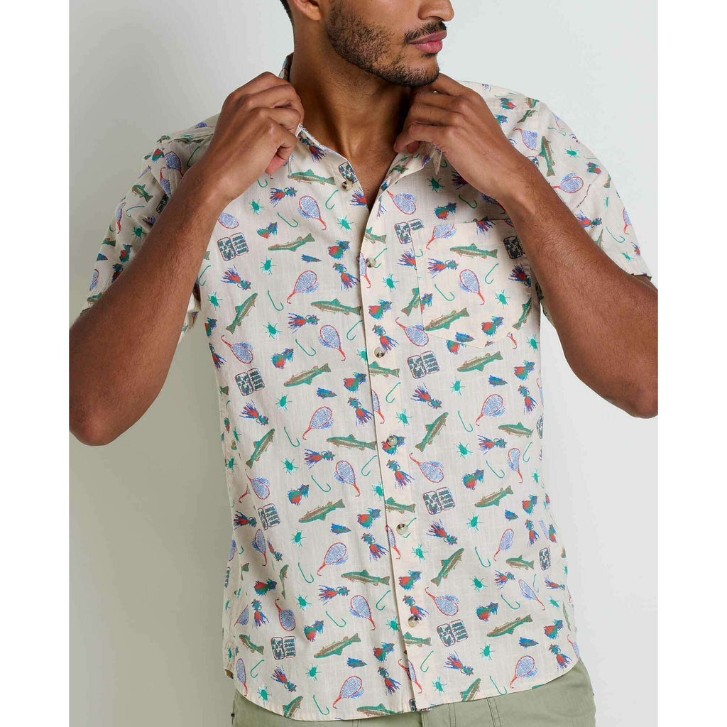 Toad&Co Mens Fletch SS Shirt,MENSSHIRTSSS BUT PTN,TOAD & CO,Gear Up For Outdoors,