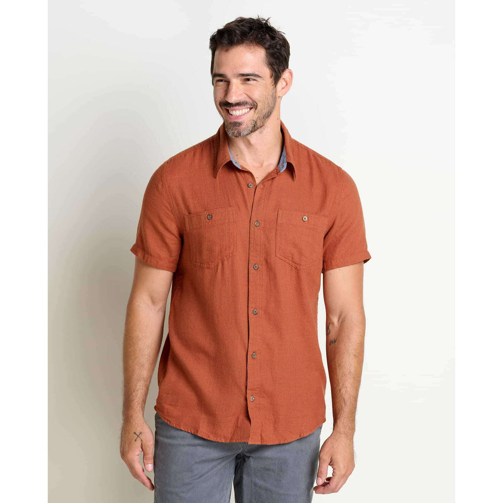 Toad&Co Mens Honcho SS Shirt,MENSSHIRTSSS BUT PTN,TOAD & CO,Gear Up For Outdoors,