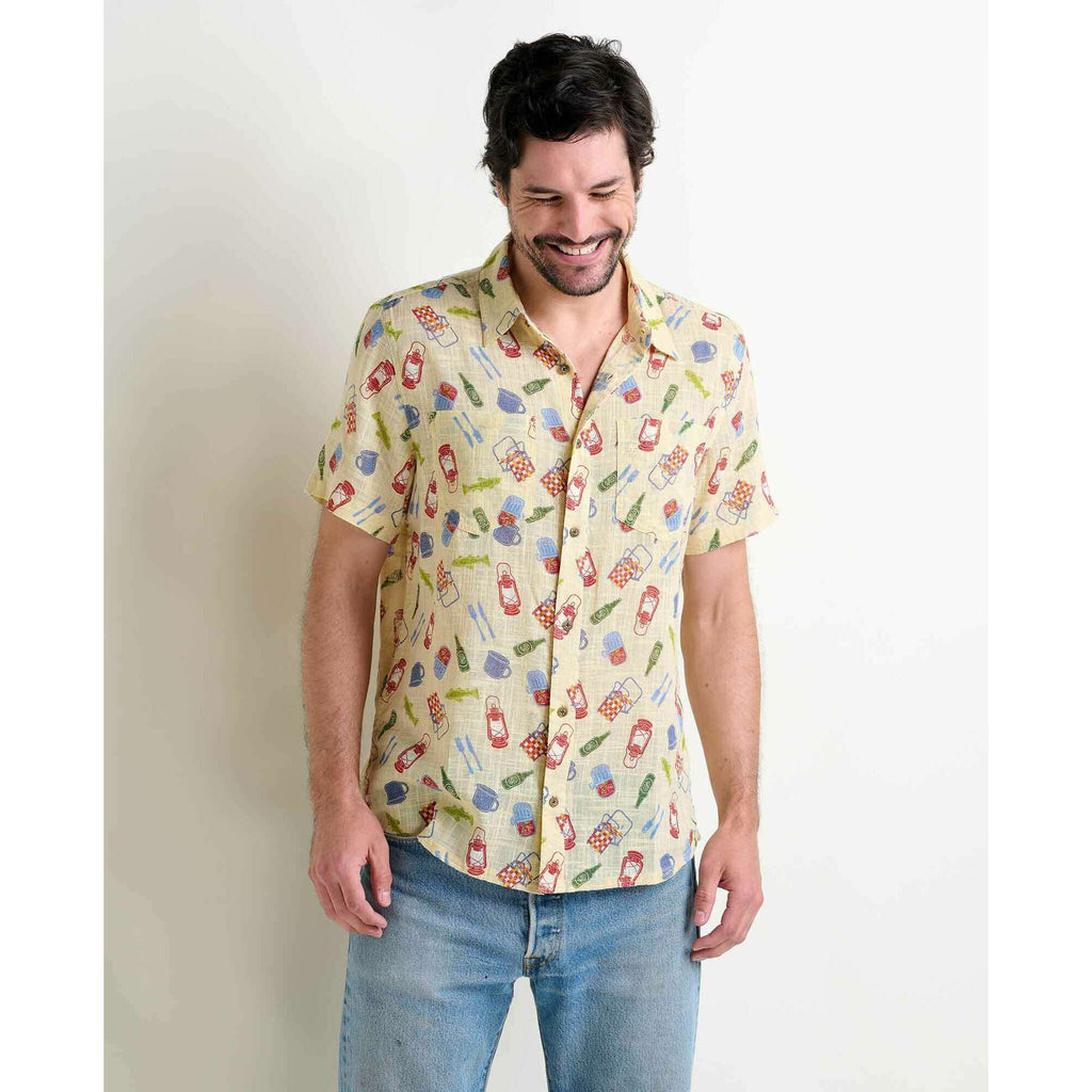 Toad&Co Mens Salton SS Shirt,MENSSHIRTSSS BUT PTN,TOAD & CO,Gear Up For Outdoors,