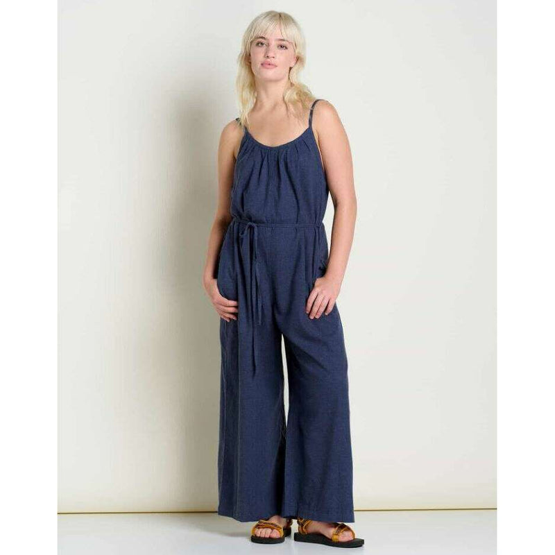 Toad&Co Womens Taj Hemp Strappy Jumpsuit,WOMENSDRESSESALL,TOAD & CO,Gear Up For Outdoors,