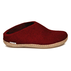 Glerups Unisex The Slipper with Leather Sole,MENSFOOTWINTERSLIPPERS,GLERUPS,Gear Up For Outdoors,