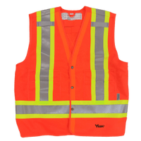 Viking Class 2 Tall BTE Deluxe Safety Vest - Reflective Material with Night Glow Tape,MENSWORKWEARALL,VIKING,Gear Up For Outdoors,