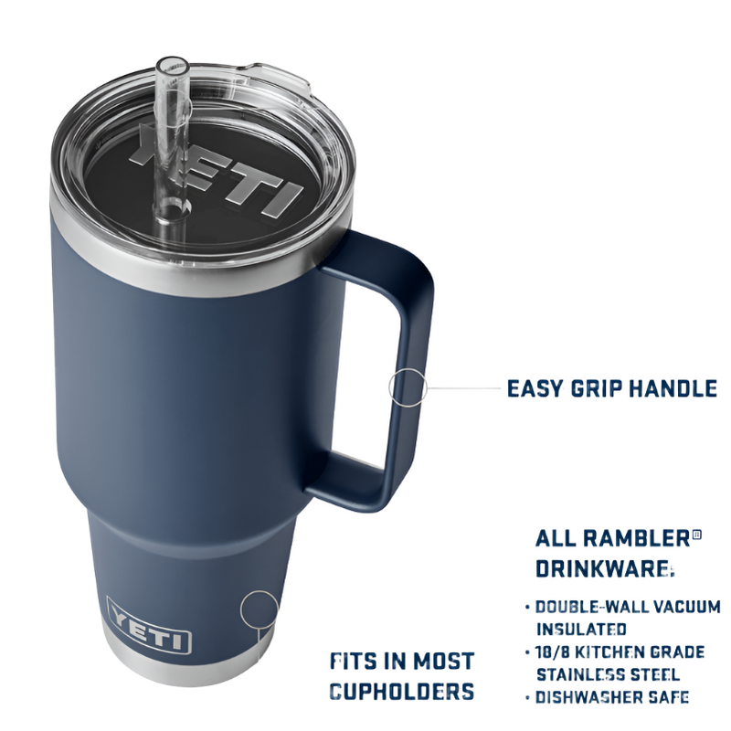 Yeti Rambler 42oz Straw Mug,EQUIPMENTHYDRATIONWATBLT IMT,YETI,Gear Up For Outdoors,