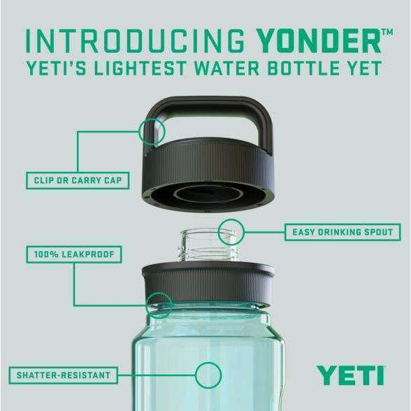 Yeti Yonder 1.5L Water Bottle with Yonder Chug Cap,EQUIPMENTHYDRATIONWATBLT PLT,YETI,Gear Up For Outdoors,
