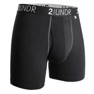 2UNDR Mens Swing Shift Boxer 6 Inch Solid,MENSUNDERWAREUNDIES,2UNDR,Gear Up For Outdoors,