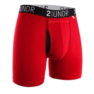 2UNDR Mens Swing Shift Boxer 6 Inch Solid,MENSUNDERWAREUNDIES,2UNDR,Gear Up For Outdoors,