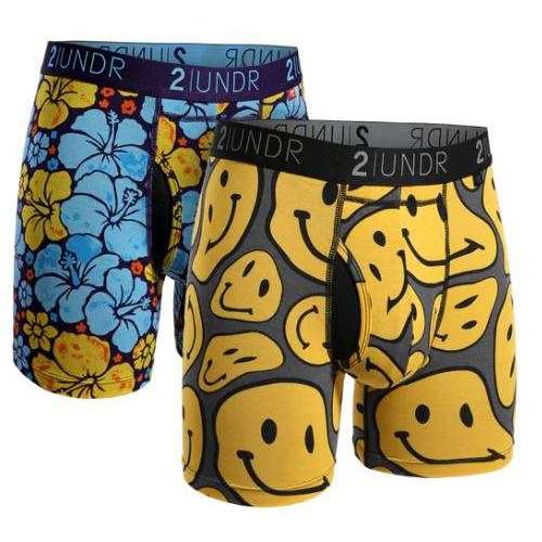 2UNDR Mens Swing Shift Boxer Brief 6 inch 2 Pack,MENSUNDERWAREUNDIES,2UNDR,Gear Up For Outdoors,