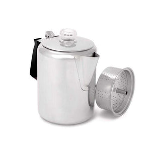 GSI Glacier Stainless Steel Percolator - 3 Sizes,EQUIPMENTCOOKINGPOTS PANS,GSI,Gear Up For Outdoors,