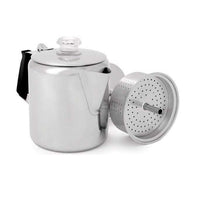 GSI Glacier Stainless Steel Percolator - 3 Sizes,EQUIPMENTCOOKINGPOTS PANS,GSI,Gear Up For Outdoors,