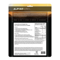 AlpineAire Creamy Broccoli Cheddar Rice Vegetarian,EQUIPMENTCOOKINGFOOD,ALPINEAIRE FOOD,Gear Up For Outdoors,