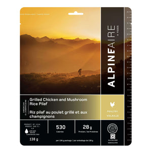 AlpineAire Grilled Chicken and Mushroom Wild Rice Pilaf,EQUIPMENTCOOKINGFOOD,ALPINEAIRE FOOD,Gear Up For Outdoors,