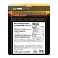 AlpineAire Mexican Style Veggie Bowl Gluten Free,EQUIPMENTCOOKINGFOOD,ALPINEAIRE FOOD,Gear Up For Outdoors,