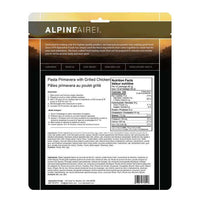 AlpineAire Pasta Primavera with Grilled Chicken New Packaging,EQUIPMENTCOOKINGFOOD,ALPINEAIRE FOOD,Gear Up For Outdoors,