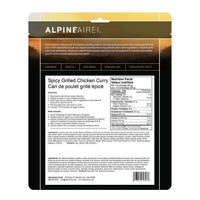 AlpineAire Spicy Grilled Chicken Curry New Packaging,EQUIPMENTCOOKINGFOOD,ALPINEAIRE FOOD,Gear Up For Outdoors,