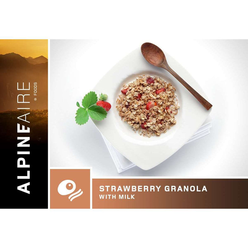 AlpineAire Strawberry Granola with Milk New Packaging,EQUIPMENTCOOKINGFOOD,ALPINEAIRE FOOD,Gear Up For Outdoors,
