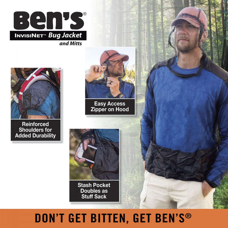 Ben's InvisiNet Bug Jacket & Mittens,EQUIPMENTPREVENTIONBUG STUFF,BENS,Gear Up For Outdoors,