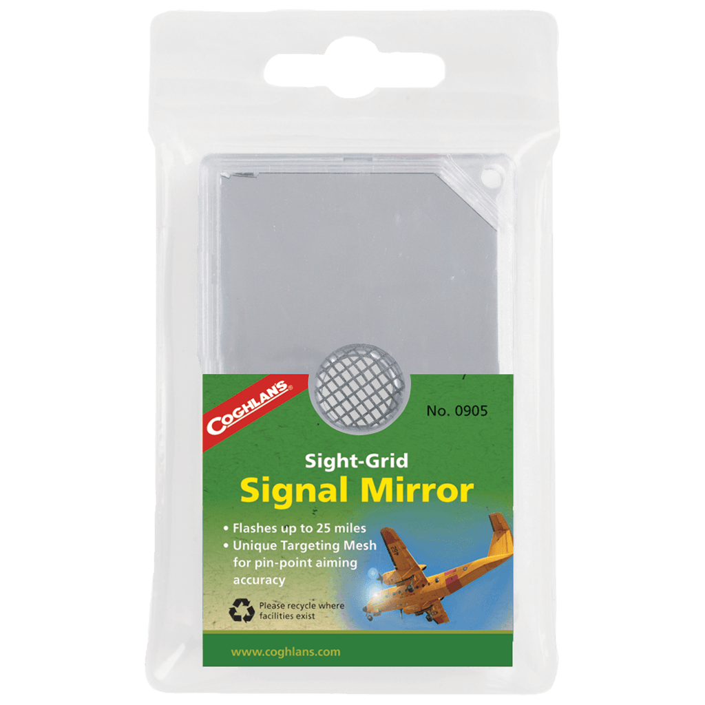 Coghlans Sight Grid Signal Mirror,EQUIPMENTPREVENTIONEMRG STUFF,COGHLANS,Gear Up For Outdoors,