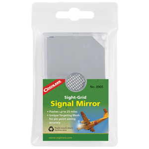 Coghlans Sight Grid Signal Mirror,EQUIPMENTPREVENTIONEMRG STUFF,COGHLANS,Gear Up For Outdoors,