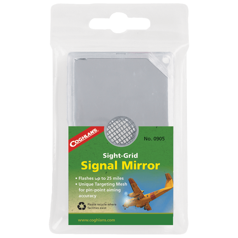 Coghlans Sight Grid Signal Mirror,EQUIPMENTPREVENTIONEMRG STUFF,COGHLANS,Gear Up For Outdoors,