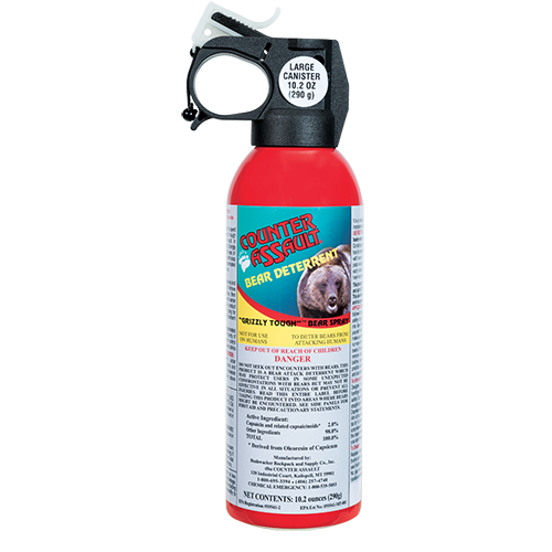 Counter Assault Bear Spray with Holster 290g,EQUIPMENTPREVENTIONBEAR SPRAY,COUNTER ASSAULT,Gear Up For Outdoors,